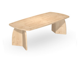 Deens ovaal Eiken V onderstel